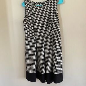 Black and white dress